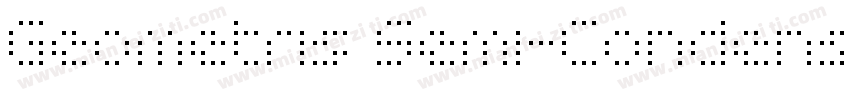 Geometris Semi-Condensed Semi Bold字体转换